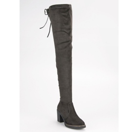 Seastar Bottes hautes en daim gris 8