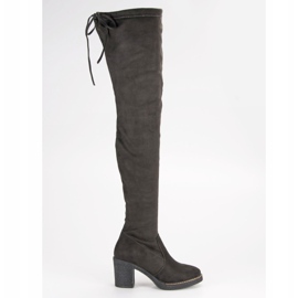 Seastar Bottes hautes en daim gris 7