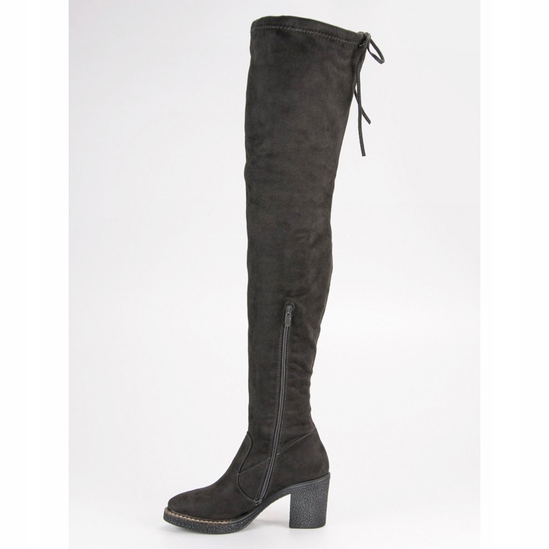 Seastar Bottes hautes en daim gris 1