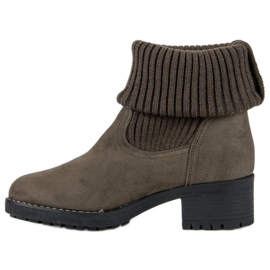 Seastar Bottes hautes à enfiler vert 1