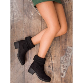 Seastar Bottes hautes à enfiler le noir 1