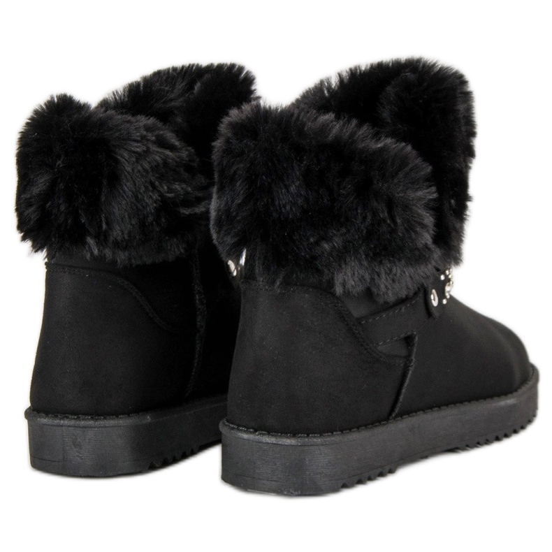 Seastar Mukluki avec fourrure noir 1