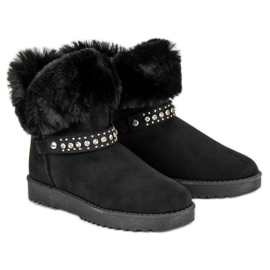 Seastar Mukluki avec fourrure noir 2