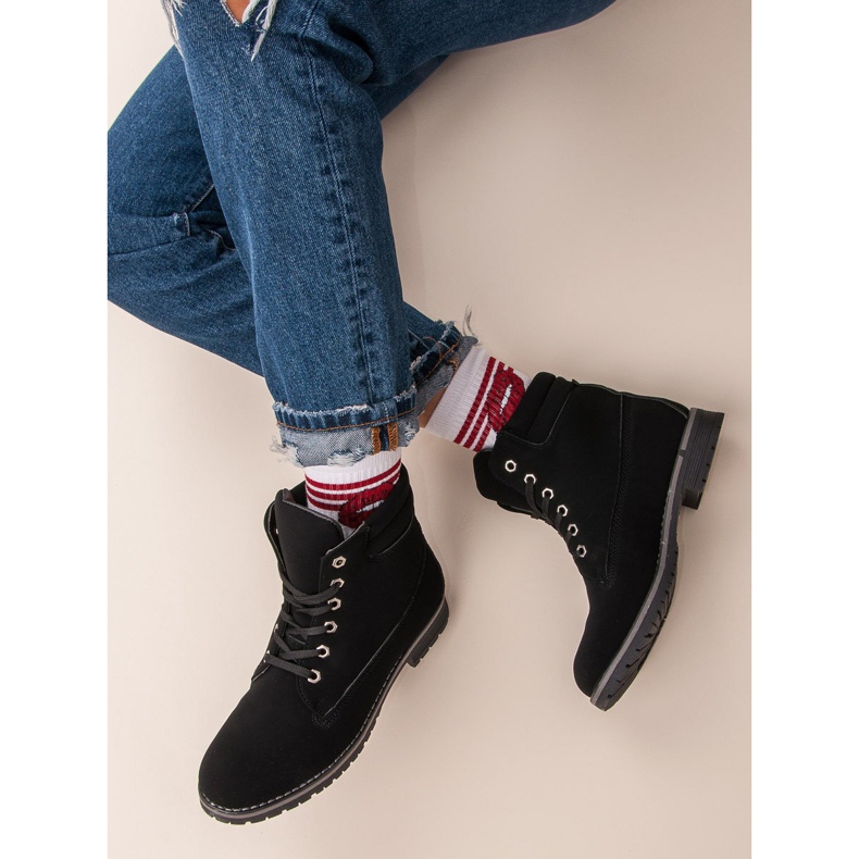 Trappeuses classiques pour femmes le noir 1