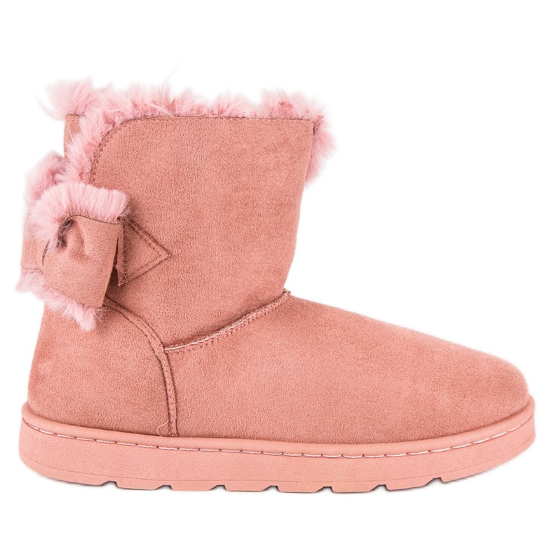 Bottes de neige roses pour femme 1 Bottes de neige roses pour femme 1