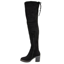 Seastar Bottes hautes en daim le noir 8