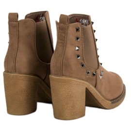 Seastar Bottes à clous brun 2