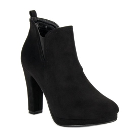 Small Swan Bottes noires pour femmes le noir 1