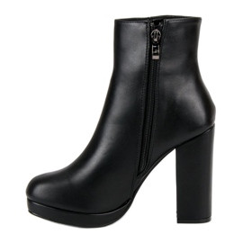 Small Swan Bottes classiques sur le poteau le noir 4