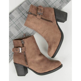 Small Swan Bottes pour femmes à la mode brun 5