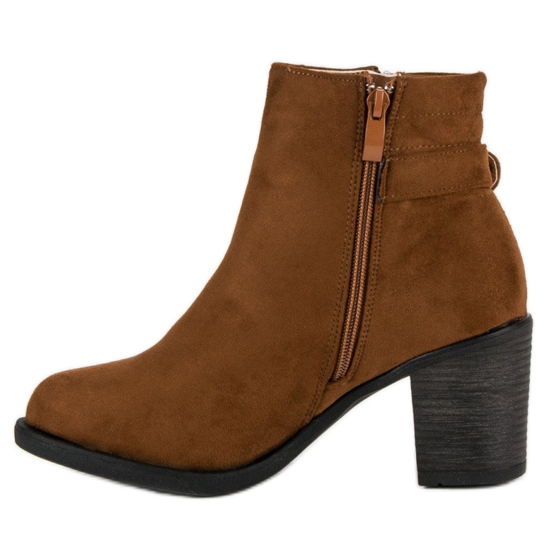 Small Swan Bottes pour femmes à la mode brun 2