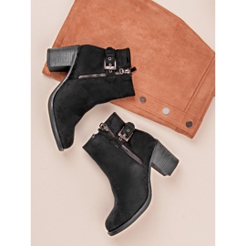 Small Swan Bottes pour femmes à la mode le noir 5