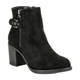 Small Swan Bottes pour femmes à la mode le noir 1