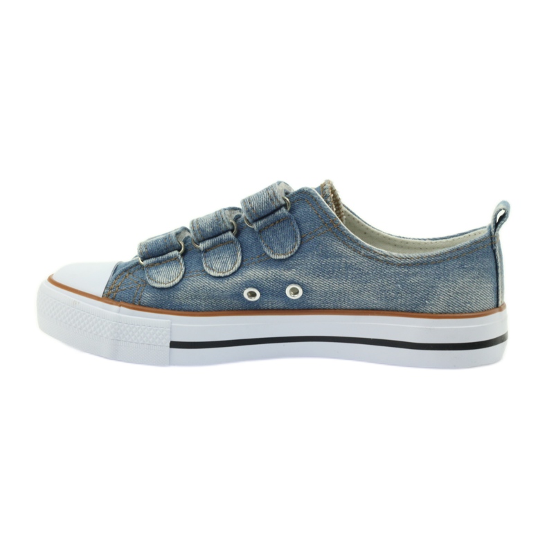 American Club Baskets américaines baskets chaussures pour enfants bleu 2 American Club Baskets américaines baskets chaussures pour enfants bleu 2