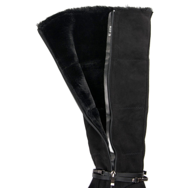 Seastar Bottes en daim pour femmes le noir 1