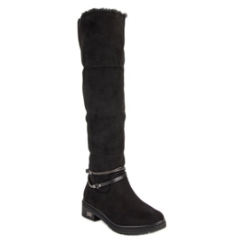 Seastar Bottes en daim pour femmes le noir 3
