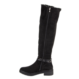 Seastar Bottes en daim pour femmes le noir 4