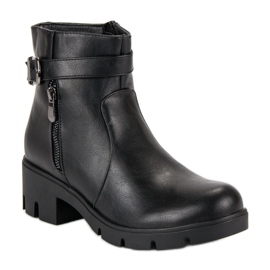 Small Swan Bottes noires d'automne le noir 1