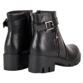 Small Swan Bottes noires d'automne le noir 3
