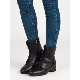 Filippo Bottes de travail décontractées noir 2