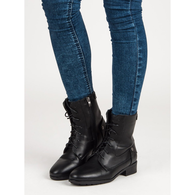 Filippo Bottes de travail décontractées noir 2