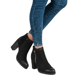 Show It Bottines noires à fermeture éclair le noir 1
