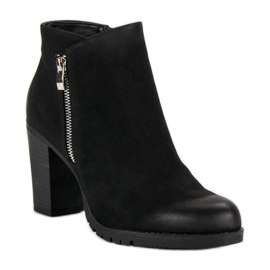 Show It Bottines noires à fermeture éclair le noir 2