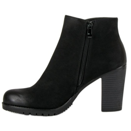 Show It Bottines noires à fermeture éclair le noir 3