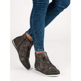 Vinceza Baskets Au-dessus de la cheville Moro vert 2