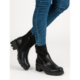 Filippo Bottes confortables avec protecteur noir 2