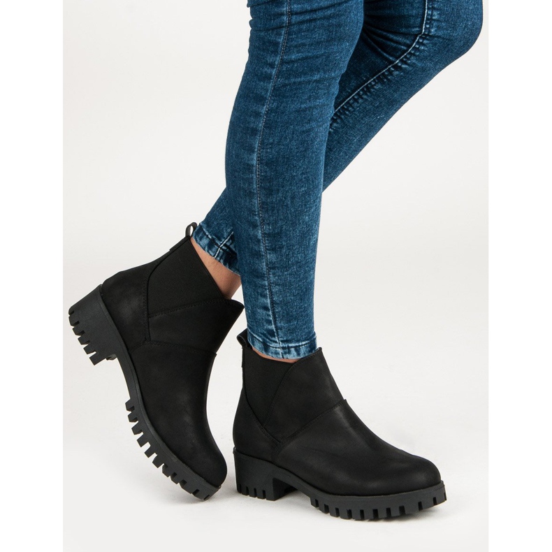 Filippo Bottes Jodhpur confortables le noir 1