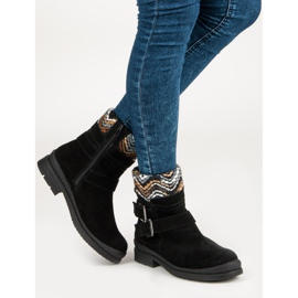 Filippo Bottines en cuir noir le noir 2
