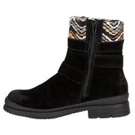 Filippo Bottines en cuir noir le noir 5