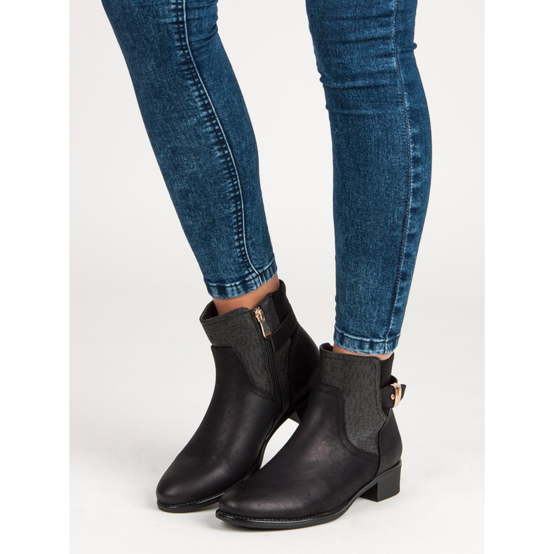 Vinceza Bottes d'automne pour femmes le noir 2