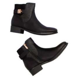 Vinceza Bottes d'automne pour femmes le noir 4