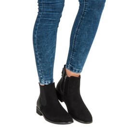Filippo Bottes confortables pour l'automne le noir 6