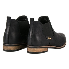 Filippo Bottines noires ajourées le noir 4