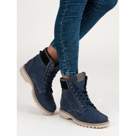 Vinceza Trappeurs bleu marine 2