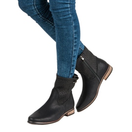 Filippo Bottes décontractées pour femmes le noir 2