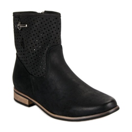 Filippo Bottes décontractées pour femmes le noir 4