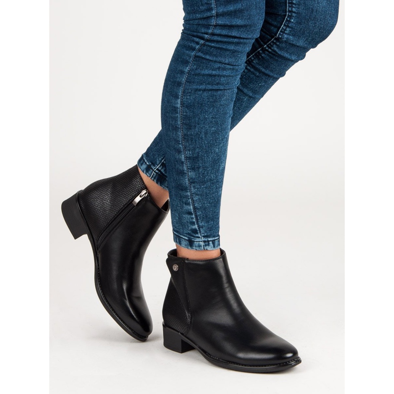 Filippo Bottes à talons femme le noir 1