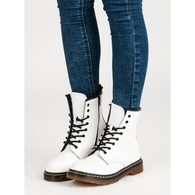 McKey Bottes de combat blanches 1