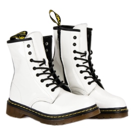 McKey Bottes de combat blanches 3