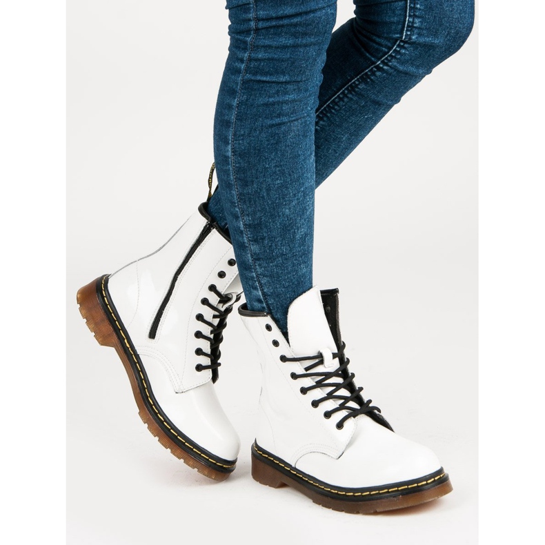 McKey Bottes de combat blanches 2