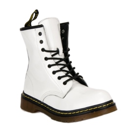McKey Bottes de combat blanches 4