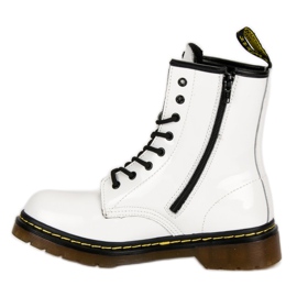 McKey Bottes de combat blanches 5