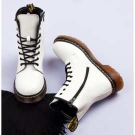 McKey Bottes de combat blanches 8