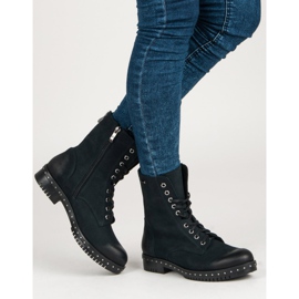 Travailleurs du cuir bleu marine de VINCEZA 2