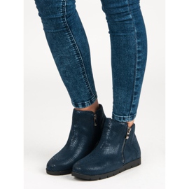 Filippo Bottes élégantes pour femmes bleu 1