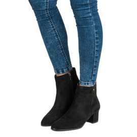 Filippo Chaussures en daim femme noir 1